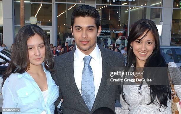 Wilmer Valderrama and sisters Marilyn and Stephanie