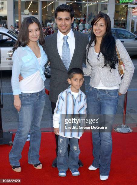 Wilmer Valderrama, brother Christian, sisters Marilyn and Stephanie