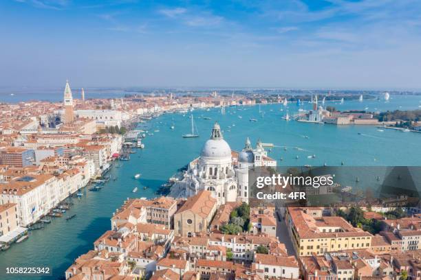 santa maria della salute, st. mark's basilica, venice, italy - st mark's square stock pictures, royalty-free photos & images