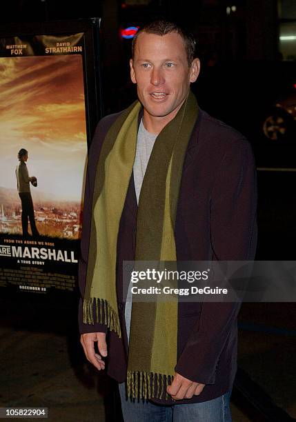 Lance Armstrong during "We Are Marshall" Los Angeles Premiere - Arrivals at Grauman's Chinese Theatre in Hollywood, California, United States.