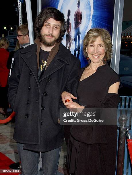 Lin Shaye and son Lee during "The Last Mimzy" Los Angeles Premiere - Arrivals at Mann Village Theatre in Westwood, California, United States.