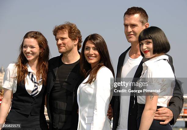 Talulah Riley, Colin Firth, Caterina Murino, Rupert Everett and Gemma Arterton