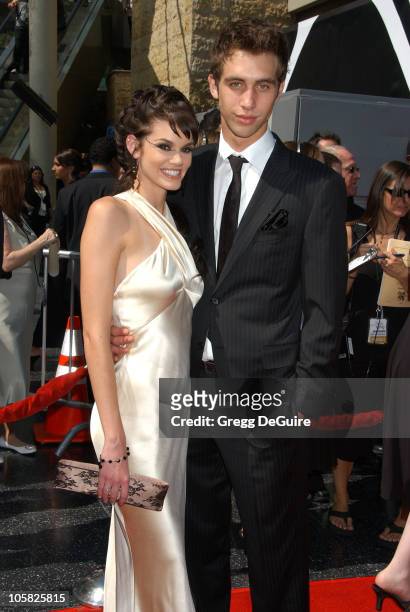 Rachel Melvin and Blake Berris during 34th Annual Daytime Emmy Awards - Arrivals at Kodak Theater in Hollywood, California, United States.
