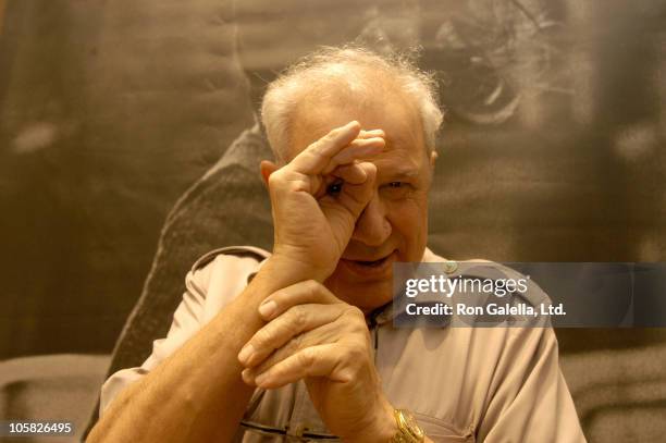 Ron Galella during "Ron Galella Exclusive Diary" Book Signing - Milan - September 27, 2004 at WP Store in Milan, Italy.