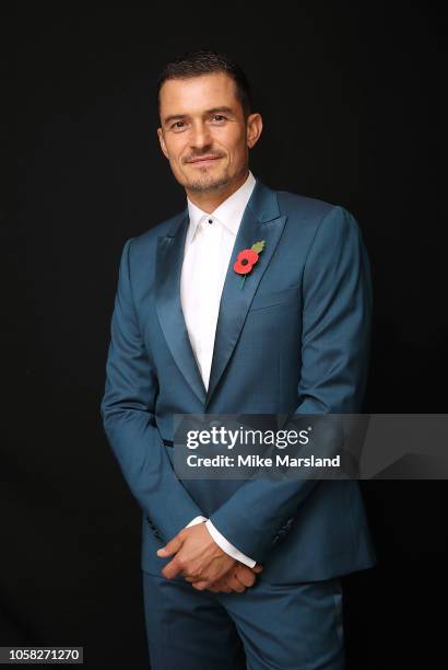 Orlando Bloom attends the SeriousFun London Gala 2018 at The Roundhouse on November 6, 2018 in London, England.
