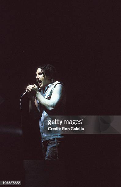 Trent Reznor of Nine Inch Nails during Nine Inch Nails in Concert - May 9, 2000 in New York City, New York, United States.