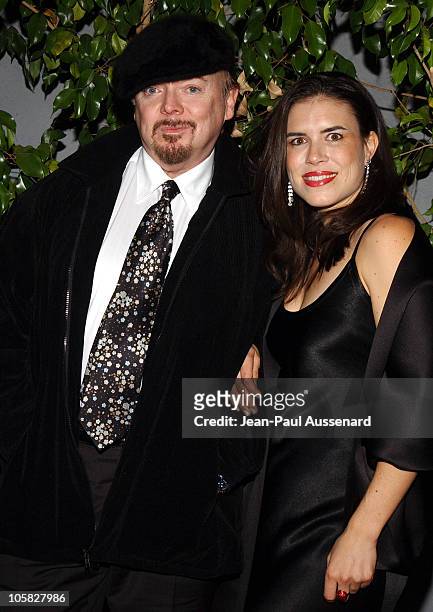 Bud Cort and Jade Marx-Berti during "The Life Aquatic with Steve Zissou" Los Angeles Screening at Harmony Gold Theater in Hollywood, California,...