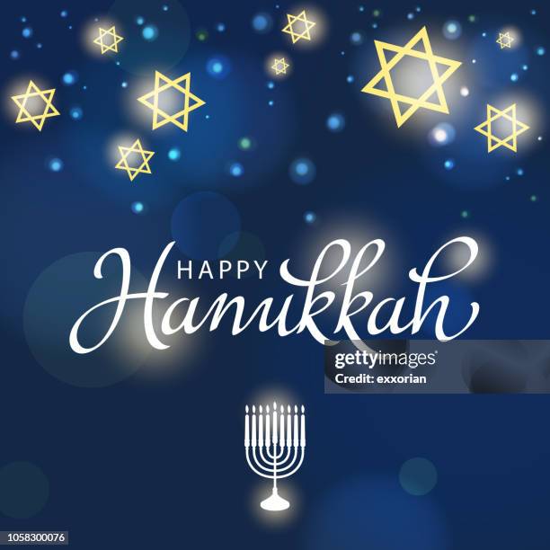 hanukkah festival of light - hanukkah stock illustrations