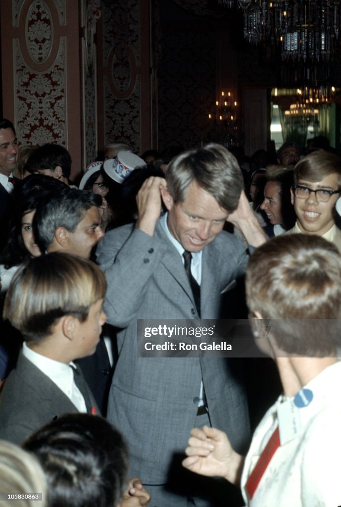 Rfk Rally Robert F. Kennedy during Rally For Robert F. Kennedy at Beverly... News ...