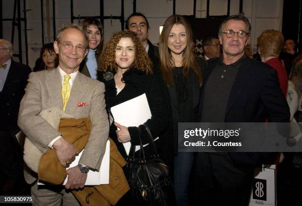 Joel Grey, Bernadette Peters, Nicole Miller and Michael Volbrecht