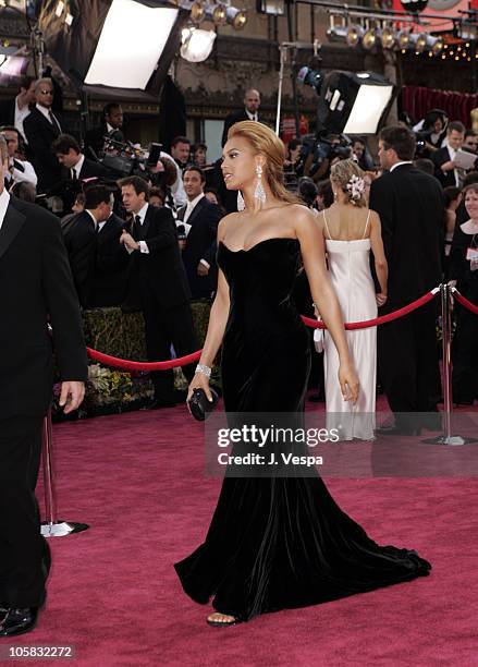 Beyonce during The 77th Annual Academy Awards - Executive Arrivals at Kodak Theatre in Hollywood, California, United States.