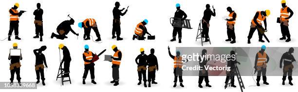 建設労働者 - 身体保護用品点のイラスト素材／クリップアート素材／マンガ素材／アイコン素材