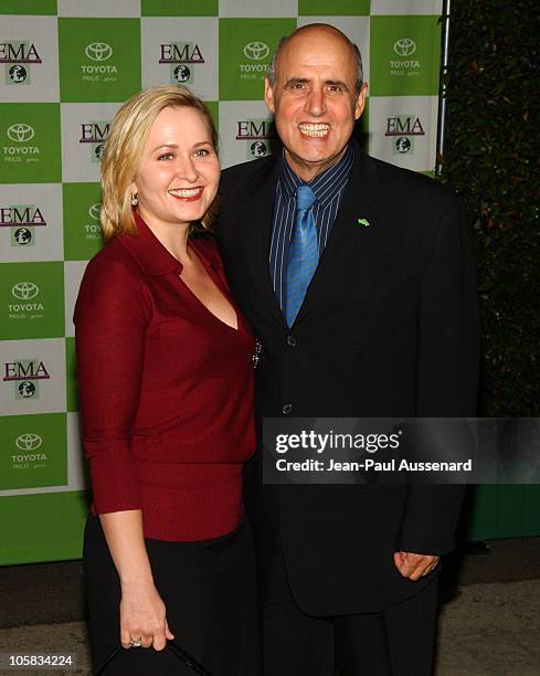 Jeffrey Tambor and wife during 13th Annual Environmental Media Awards at The Ebell Theatre in Los Angeles, California, United States.