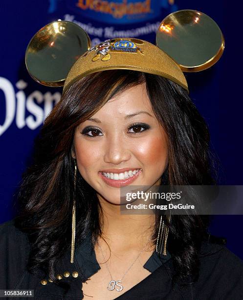 Brenda Song during Disneyland 50th Anniversary "Happiest Homecoming On Earth" Celebration at Disneyland in Anaheim, California, United States.