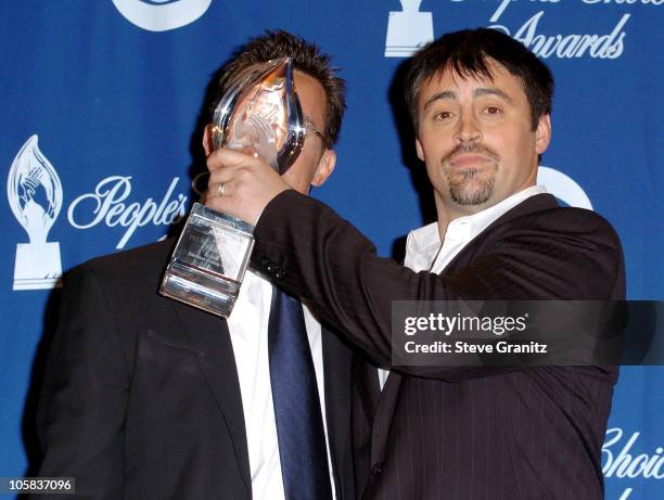 Matthew Perry and Matt LeBlanc winners for Favorite Television Comedy Series