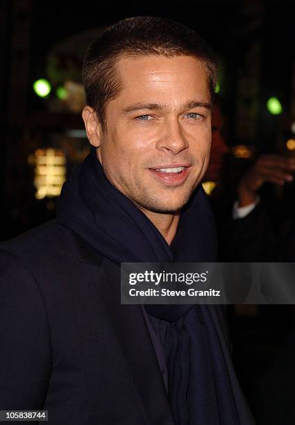 Brad Pitt during "Along Came Polly" Premiere at Chinese Theatre in Hollywood, California, United States.