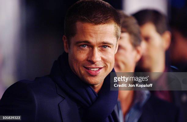 Brad Pitt during "Along Came Polly" Los Angeles Premiere at Mann's Chinese Theater in Hollywood, California, United States.