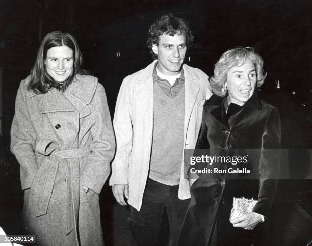 Ethel Kennedy, Joe Kennedy, Sheila Brewster Rauch during 21st & 18th Birthday Party for Caroline Kennedy and John F. Kennedy Jr at Le Club in New...