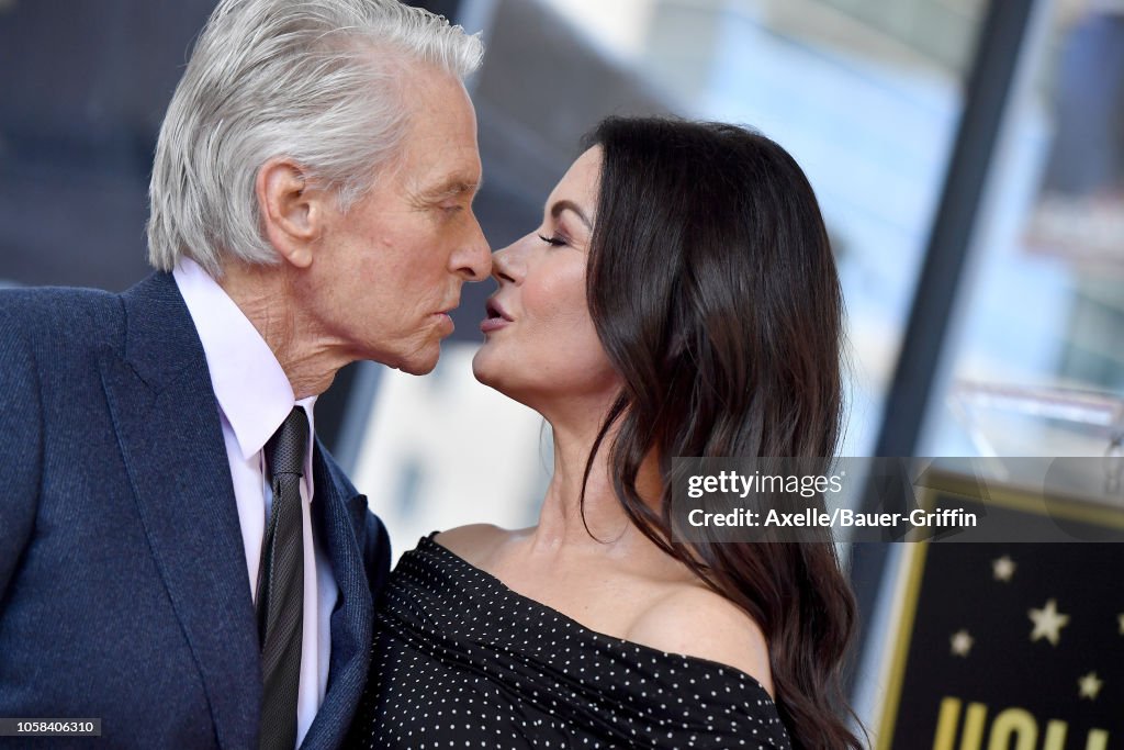 Michael Douglas Honored With Star On The Hollywood Walk Of Fame