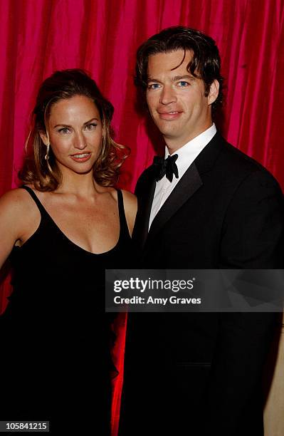 Harry Connick Jr and wife Jill Goodacre during Elton John AIDS Foundation's 11th Annual Oscar party co-hosted by In Style and AOL in association with...