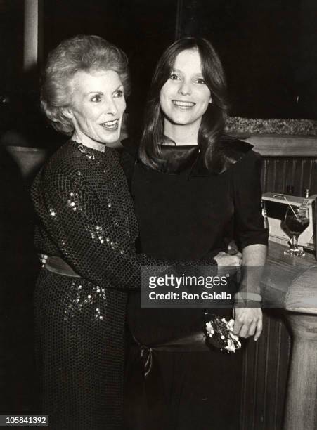 Janet Leigh and Kelly Curtis during "There Really Was A Hollywood" Book Party at The Limelight in New York City, New York, United States.