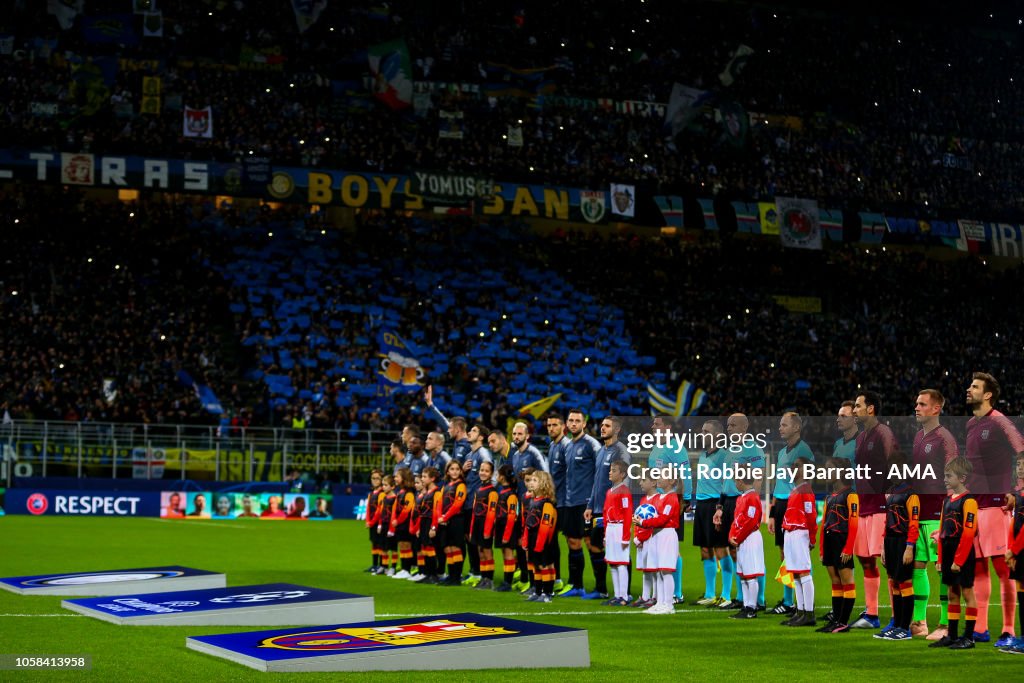 FC Internazionale v FC Barcelona - UEFA Champions League Group B