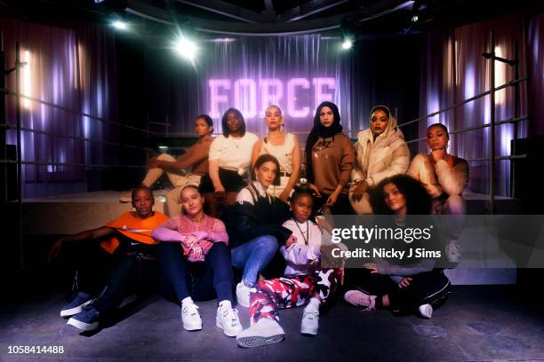 Julie Adenuga, Ramla Ali, Indiana Lawrence, Abbie Naomi, Ana Sting, Jorja Smith, Lottie Dionn, Zeina Nassar, Leah Abbott, Flora Scott and Erin...