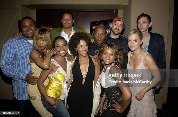 Cast of Hustle & Flow during "Hustle & Flow" New York City Private Screening at MGM Screening Room in New York City, New York, United States.