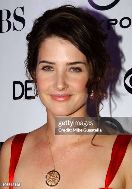 Cobie Smulders during "How I Met Your Mother" Details Magazine/ Rockport Premiere Party at The Lobby in West Hollywood, California, United States.