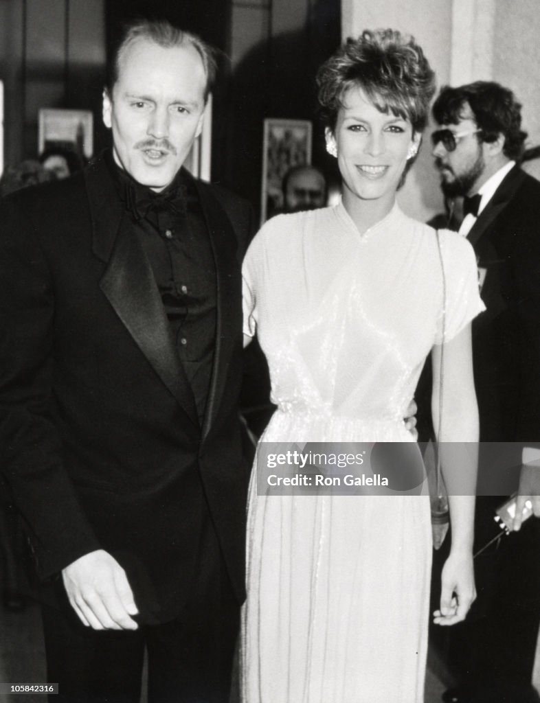 Michael Riva Jamie Lee Curtis and Michael Riva during 55th Annual Academy Awards ...