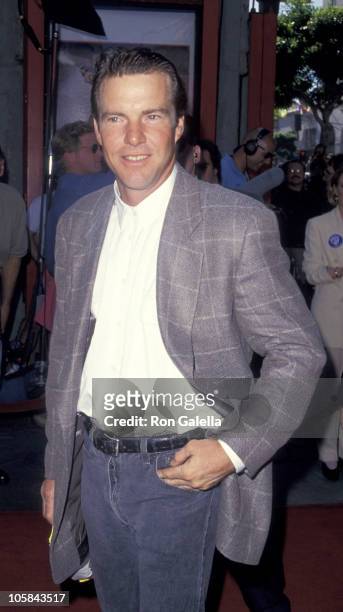 Dennis Quaid during "Wyatt Earp" Los Angeles Premiere at Mann's Chinese Theater in Hollywood, California, United States.