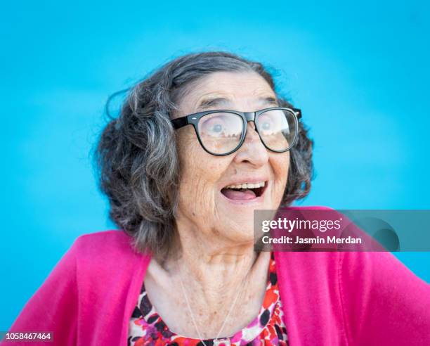 cool elder lady - crazy old lady stock pictures, royalty-free photos & images