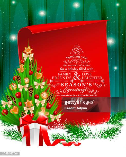 christmas greeting - rustic white wood christmas background stock illustrations
