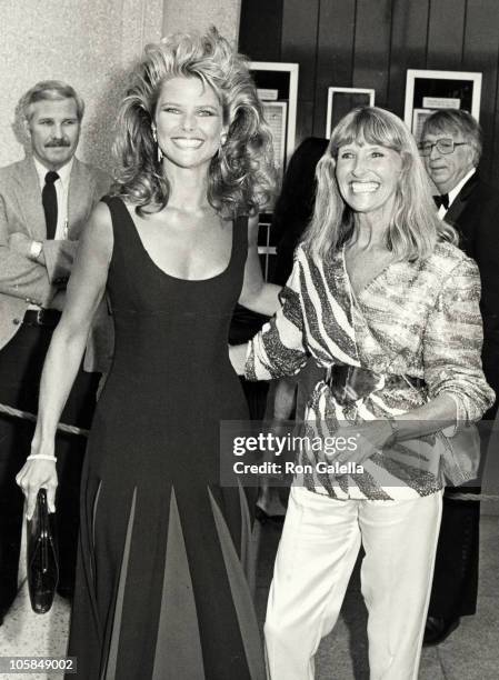 Christie Brinkley and Marge Brinkley during 56th Annual Academy Awards at Dorothy Chandler Pavilion in Los Angeles, California, United States.