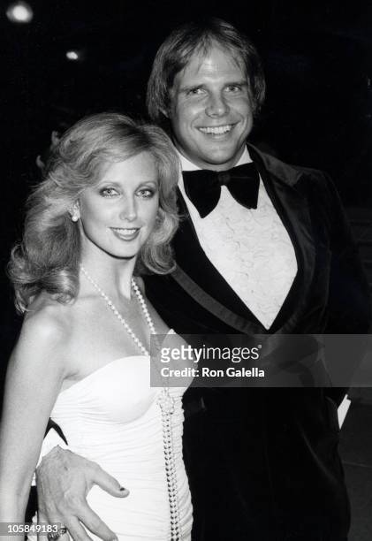 Morgan Fairchild and Ozzie Smith during 31st Annual Primetime Emmy Awards at Pasadena Civic Auditorium in Pasadena, California, United States.