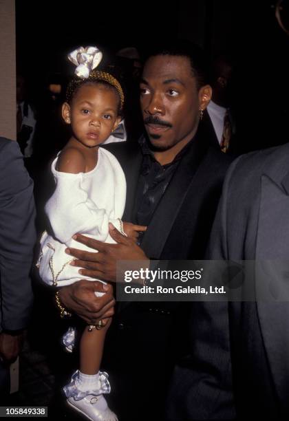 Eddie Murphy and his daughter Brea during NAACP Salute to Eddie Murphy at Century Plaza Hotel in Los Angeles, California, United States.