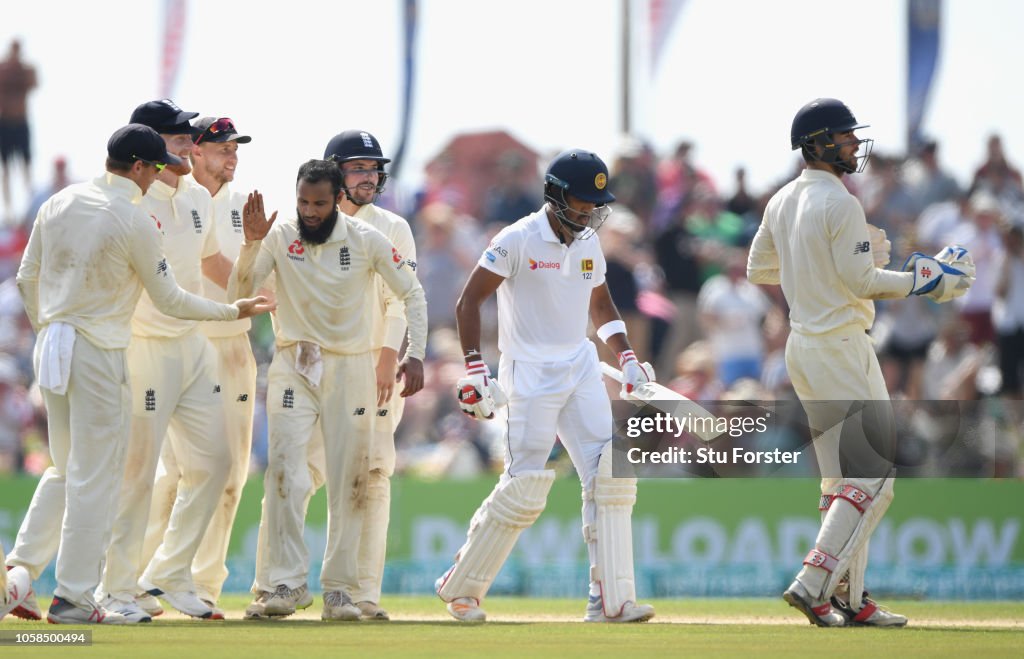Sri Lanka v England: First Test - Day Two
