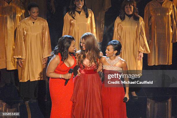 Jennifer Hudson, Beyonce Knowles and Anika Noni Rose perform Best Original Song nominee "Patience" from "Dreamgirls"