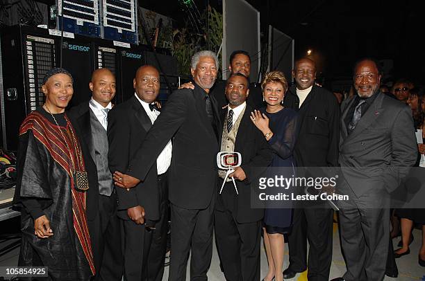 Olivia Cole, Todd Bridges, Georg Stanford Brown, Morgan Freeman, LeVar Burton, Leslie Uggams, Louis Gossett Jr. And John Amos, winners Anniversary...