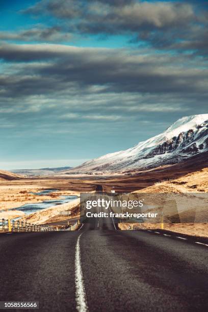 empty icelandic road - westfjords iceland stock pictures, royalty-free photos & images