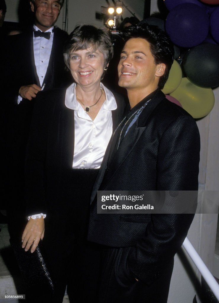 Rob Lowe and Barbara Hepler during 60th Annual Academy Awards at
