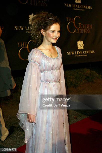 Dakota Blue Richards during 2007 Cannes Film Festival - New Line 40th Anniversary Golden Compass Party in Cannes, France.