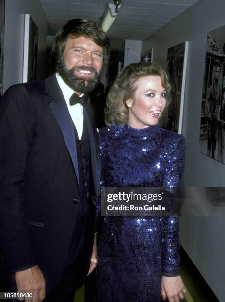 Glen Campbell and Tanya Tucker during Bob Hope's 30th Anniversary Party at NBC's Burbank Studio in Burbank, California, United States.