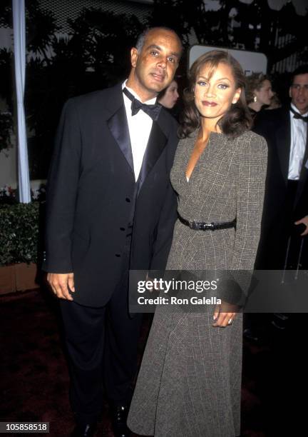 Vanessa L. Williams and Ramon Hervey during 53rd Annual Golden Globe Awards at Beverly Hilton Hotel in Beverly Hills, California, United States.