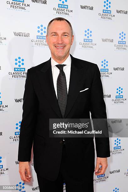 Publisher of Vanity Fair Edward Menicheschi attends the Opening Night Gala of the newly restored "A Star Is Born" premiere at Grauman's Chinese...