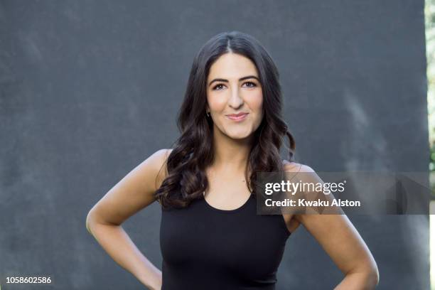 Actress D'Arcy Carden is photographed for The Hollywood Reporter on April 17, 2018 in Los Angeles, California.