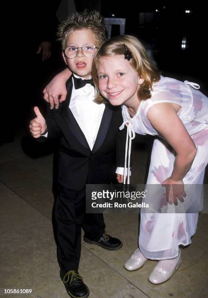Jonathan Lipnicki and sister Alexis Lipnicki during Tom Cruise Honored by Artists Rights at Beverly Hilton Hotel in Los Angeles, California, United...