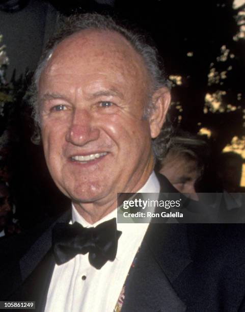 Gene Hackman and Betsy Arakawa during 66th Annual Academy Awards at Dorothy Chandler Pavillion in Los Angeles, CA, United States.