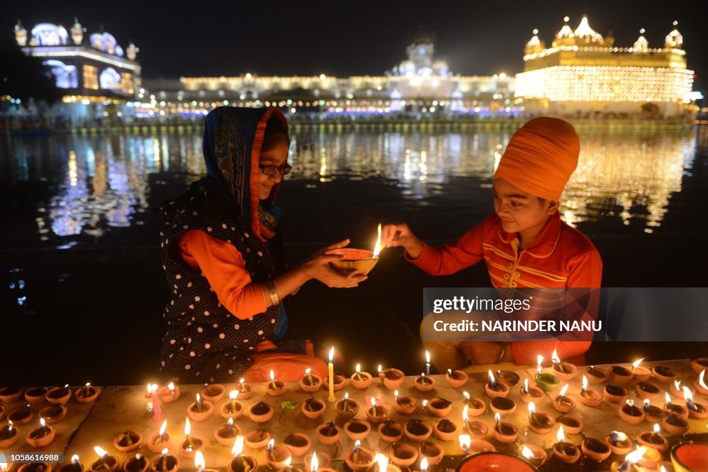 INDIA-RELIGION-SIKH-DIWALI