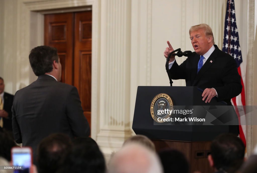 President Trump Holds News Conference Day After Midterm Elections